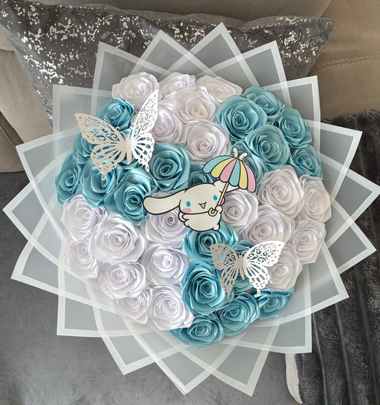Eternal rose bouquet - cinnamon roll character Sanrio